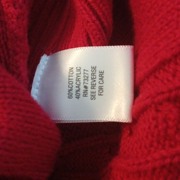 Croft & Barrow red sweater - Picture 10 of 10